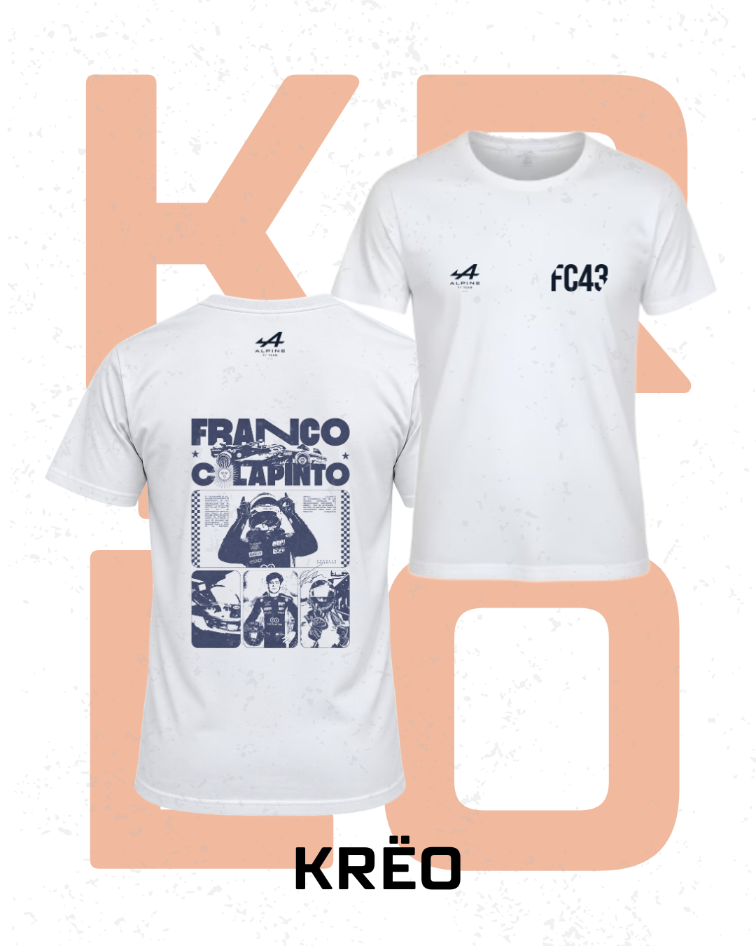 Remera  Colapinto — vista trasera